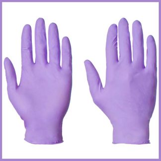 Purple Nitrile Gloves