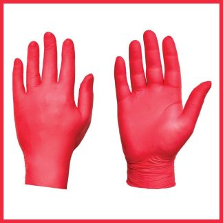 Red Nitrile Gloves