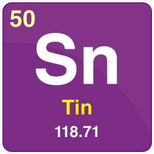 Tin Metal Symbol / Icon
